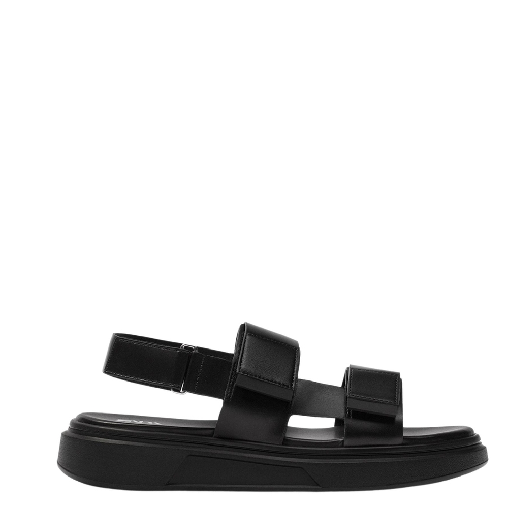 Black Strappy Sandals